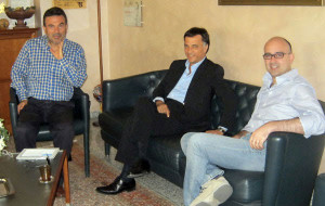 Nella foto Gianni Speranza, Pino Galati e Francesco Cicione